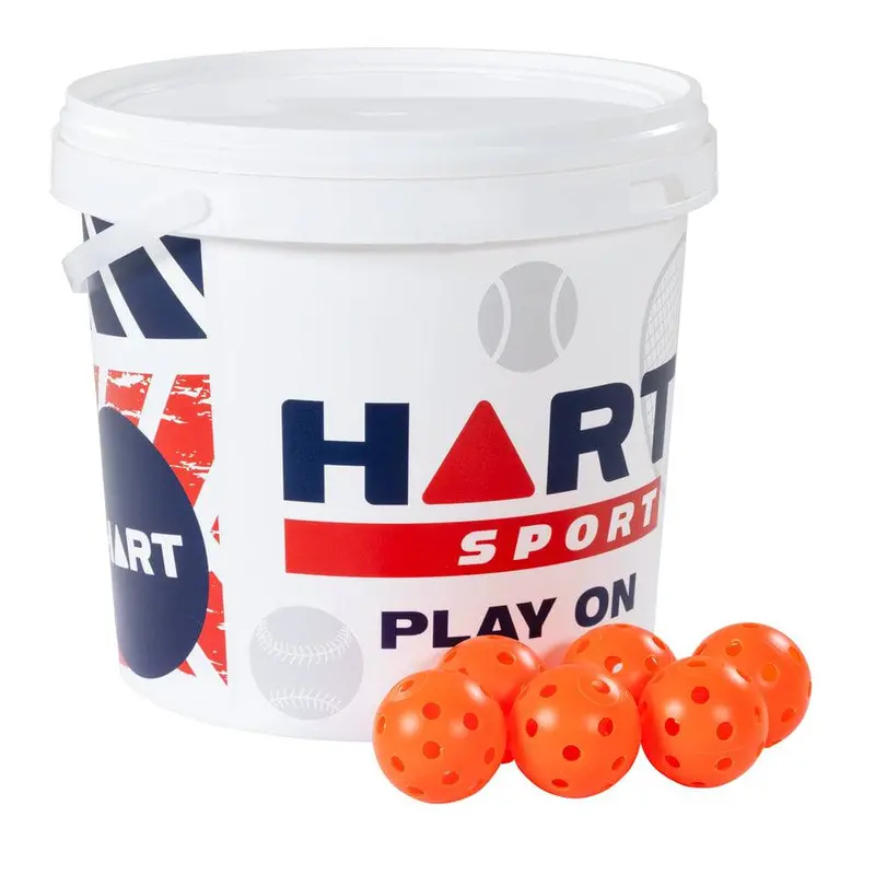 HART Bucket of Wiffle Golf Balls – Lightweight, Perforated Practice Set