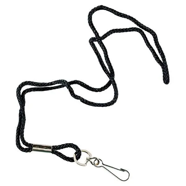 HART Matte Black Adjustable Lanyard – Lightweight ID Holder