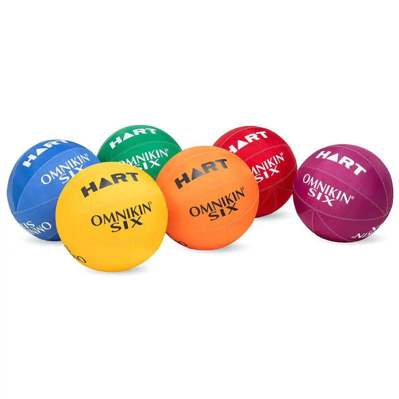 HART OMNIKIN Six-Ball Set – 18-Inch Inflatable Skill Balls