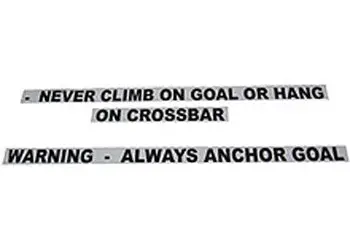 HART Portable Goal Area Warning Decal
