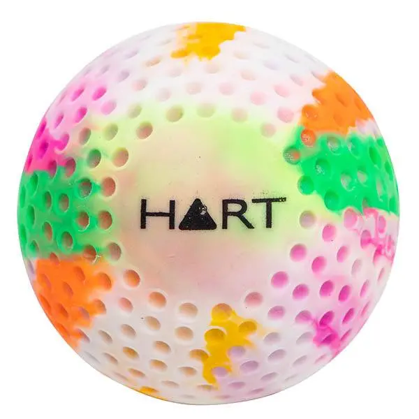 HART Rainbow-Colored Hockey Ball for Indoor and Outdoor Play