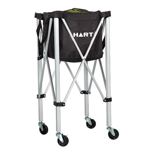 HART Rolling Tennis Ball Cart with Mesh Storage
