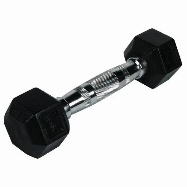 HART Rubber-Coated Hex Dumbbells