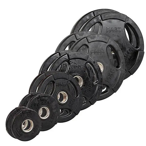 HART Rubber-Coated Olympic Weight Plates – Full Set (2.5–20kg)