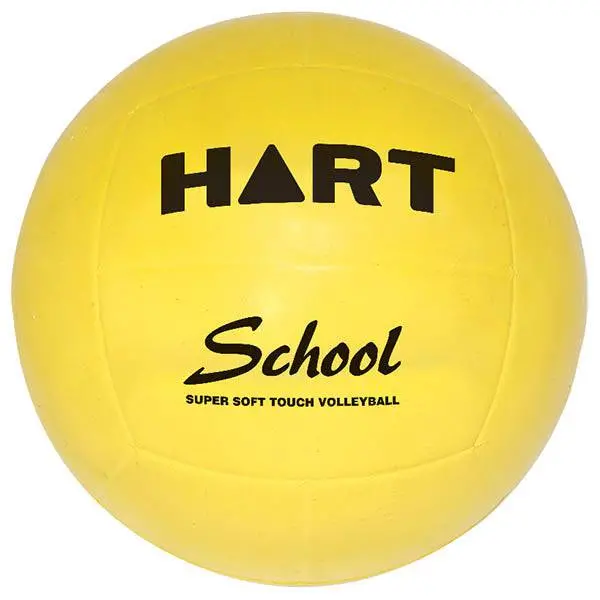 HART School-Grade Soft Touch Rubber Volleyball for Safe Play