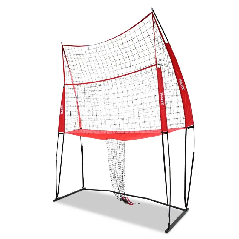 HART Volleyball Practice Station – Portable Net & Pole System for Drills