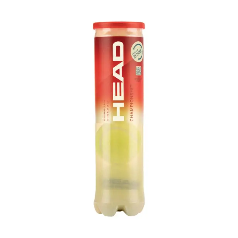 HEAD Championship Tennis Balls – Premium Can of 4 Pressurized Balls