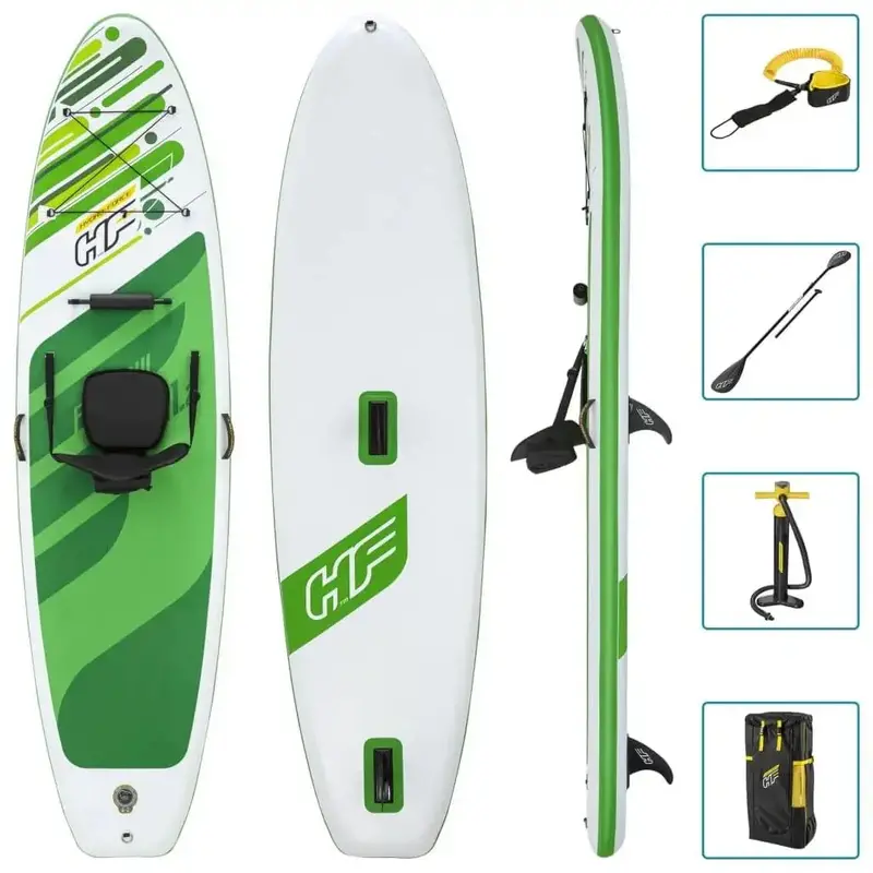 Hydro-Force Freesoul Tech Convertible SUP (340cm) | Tritech™ Fusion Inflatable Paddle Board by BESTWAY