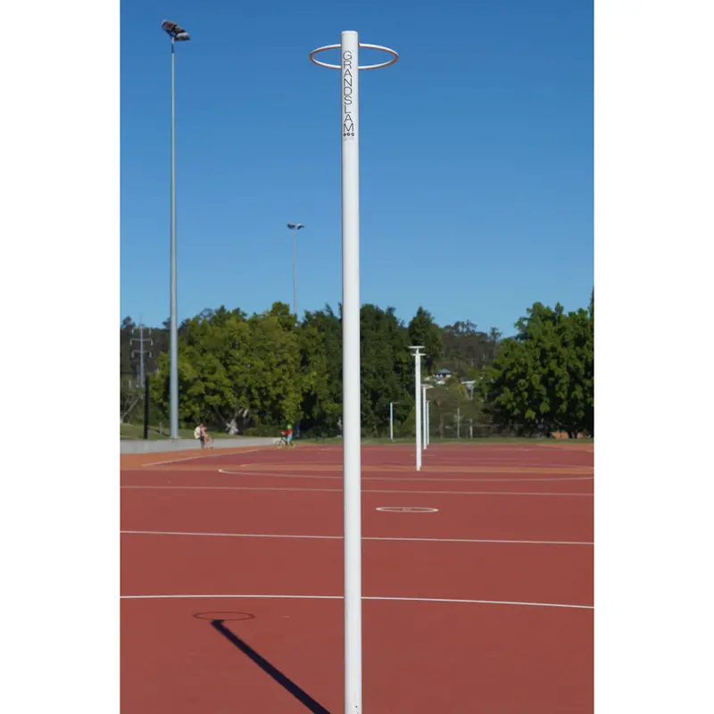 International-Standard Netball Post Pair for Competitive Play