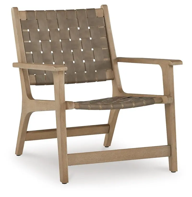 Jameset Taupe Fabric Accent Chair – Soft-Tone Contemporary Lounge Seat