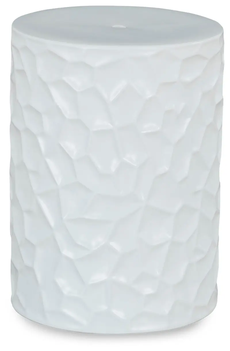 Jungrove White Stool – Minimalist Seating Accent