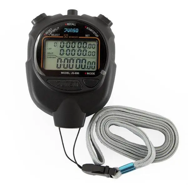 Junsd 50-Lap Memory Sports Watch – Waterproof Timing & Lap Recall