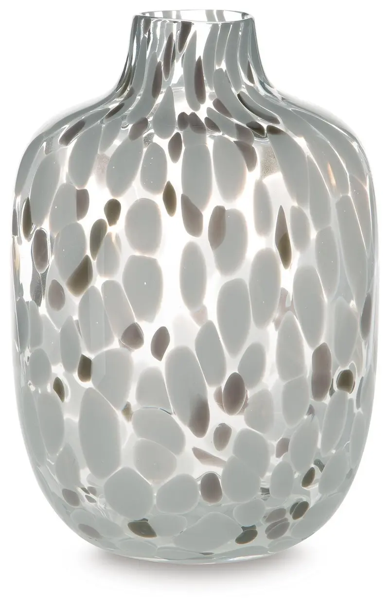 Keelton Tri-Tone White Taupe Pink Vase