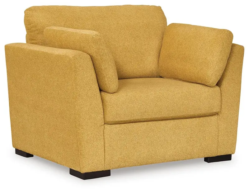 Keerwick Sunflower Yellow One-and-a-Half Seater Chair