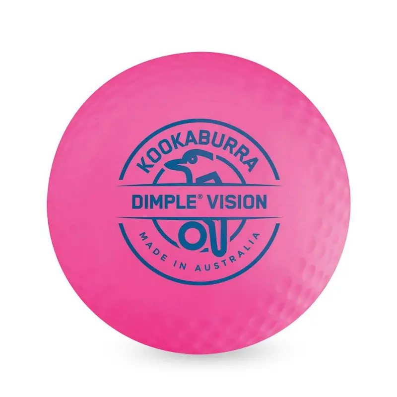 Kookaburra Vision Pink Hockey Ball – Indoor/Outdoor
