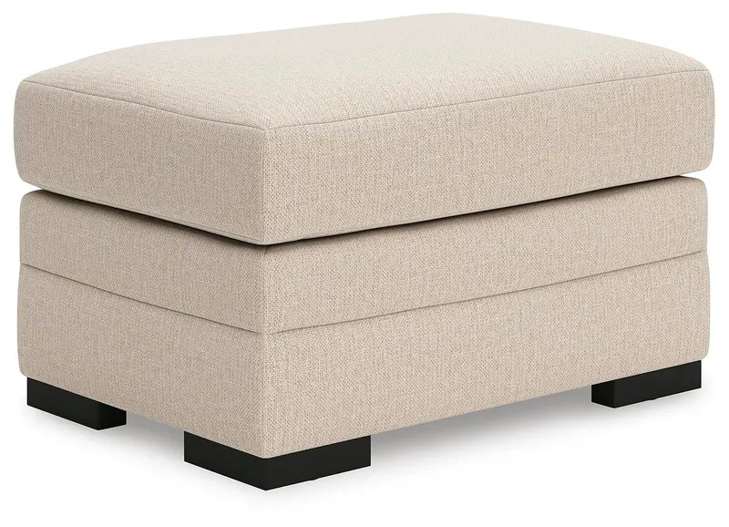 Lango Natural Jute-Woven Ottoman