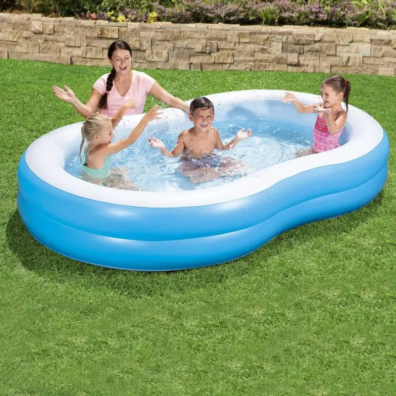 Large Inflatable Family Pool by Bestway – 544L Capacity with Drain Valve