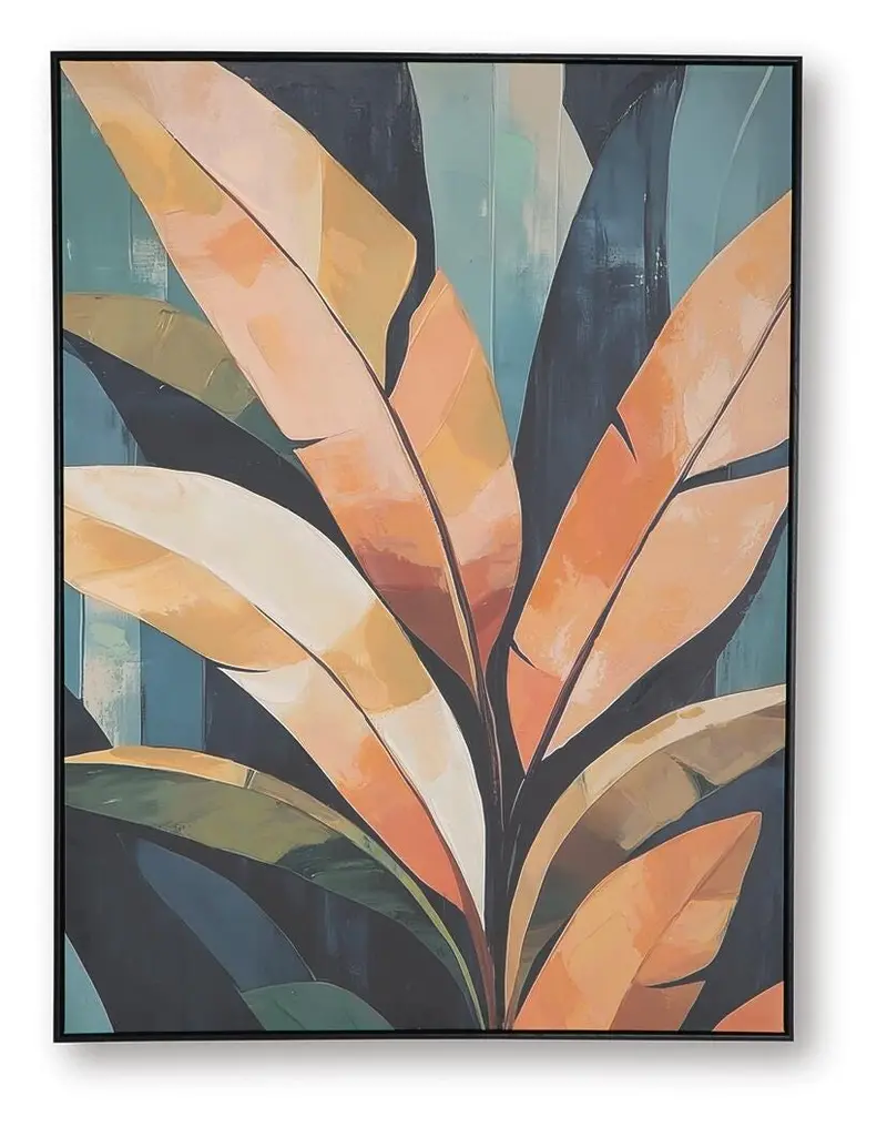 Laurelie Modern Abstract Wall Art with Mixed Colors