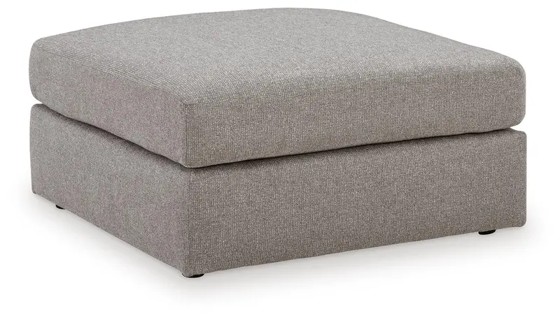 Lindon Smoke Large Accent Footstool