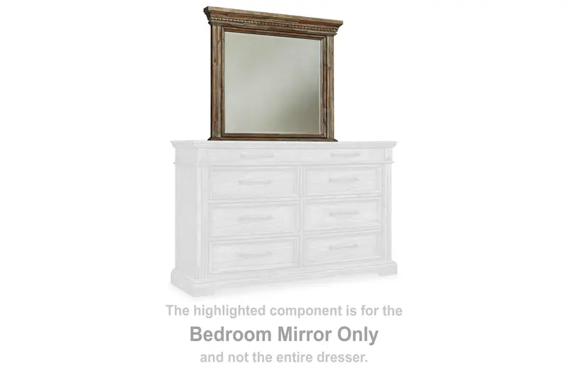 Markenburg Rustic Brown Bedroom Mirror