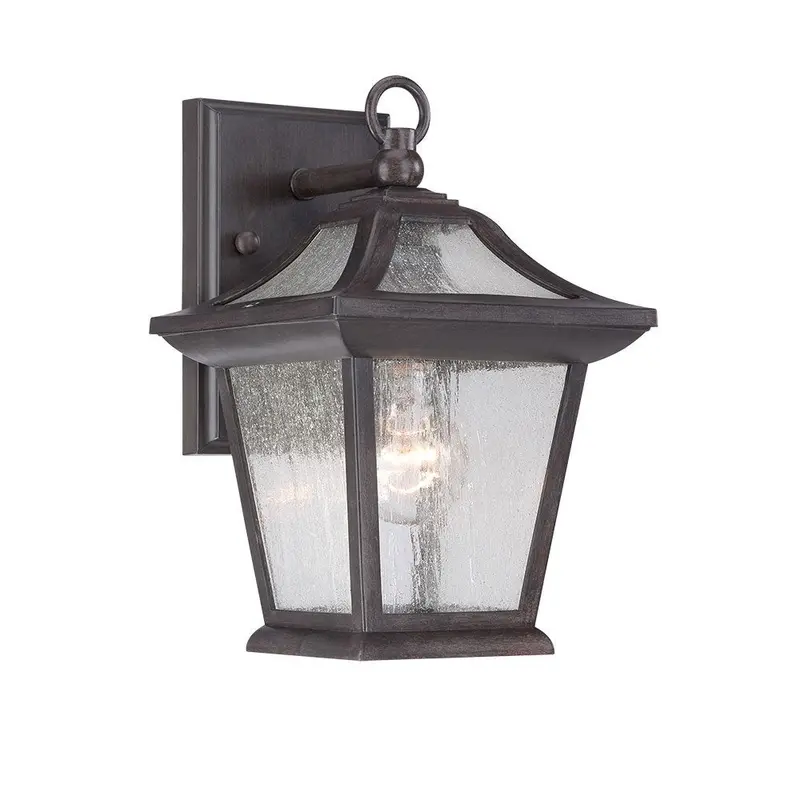 Matte Black Birdhouse-Inspired Outdoor Wall Light