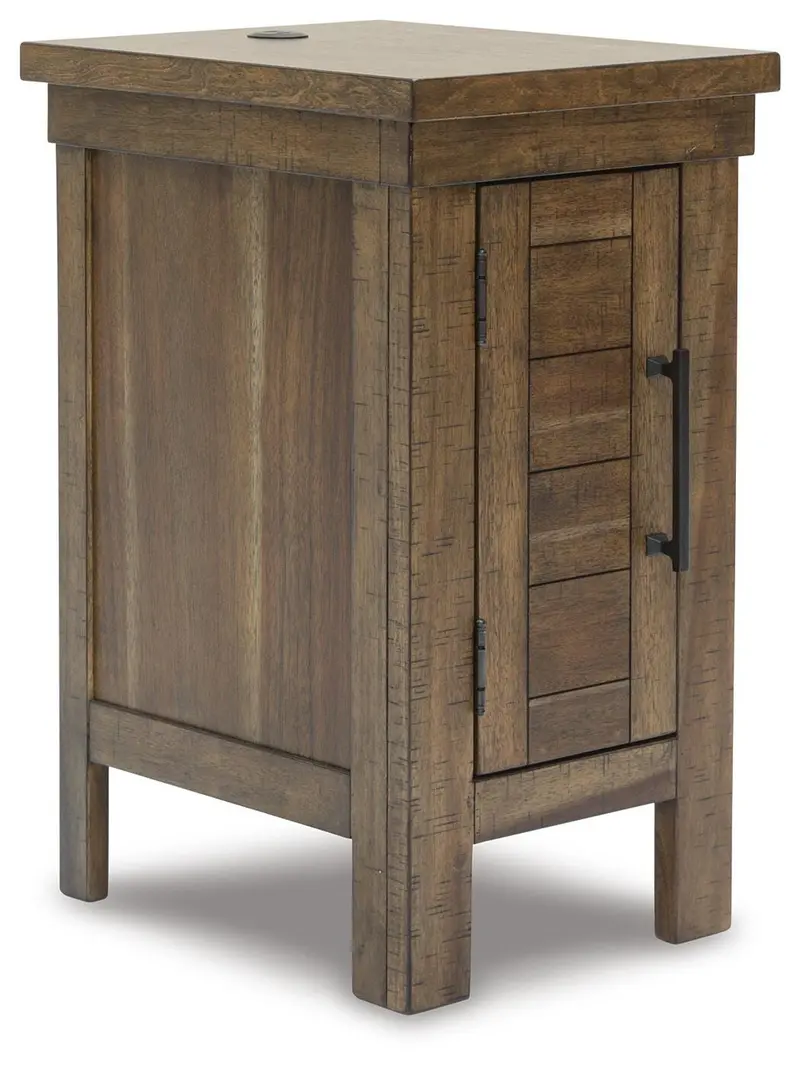 Moriville Gray-Brown Chair-Side End Table – Space-Saving Design