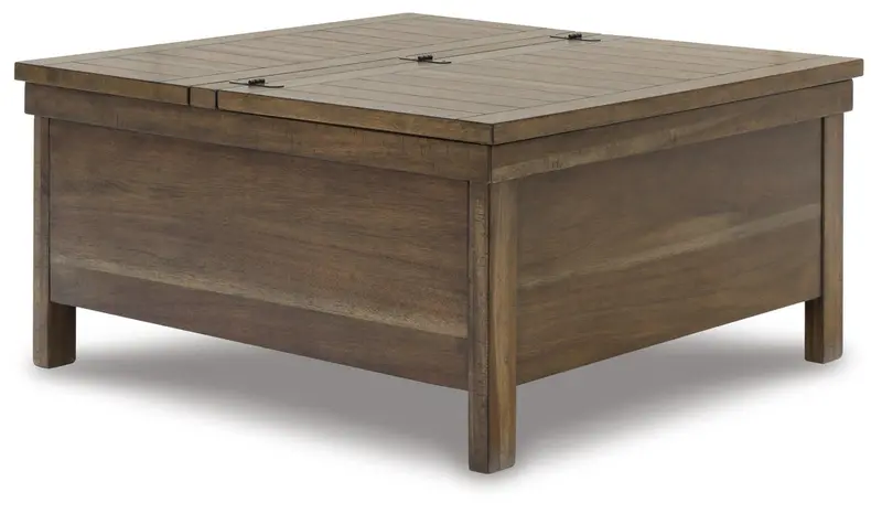 Moriville Grayish Brown Lift-Top Cocktail Table