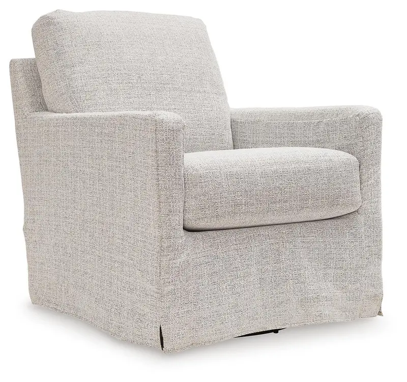 Nenana Next-Gen Nuvella Stone Swivel Glider Chair