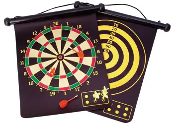 NYDA Magnetic Dart Set with Wall-Mount Board for Safe Indoor Play