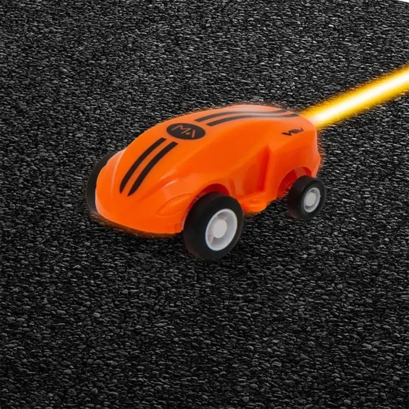 Orange Magic Doodle Car – Smart Track-Following RC Vehicle Featuring Illuminated Effects | DOODLE