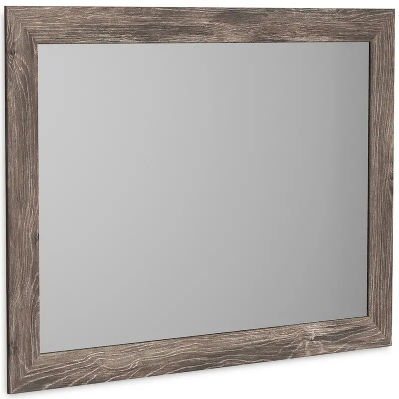 Ralinksi Sleek Gray Bedroom Mirror Frame