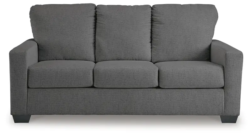 Rannis Pewter Full-Size Sofa Bed with Contemporary Design