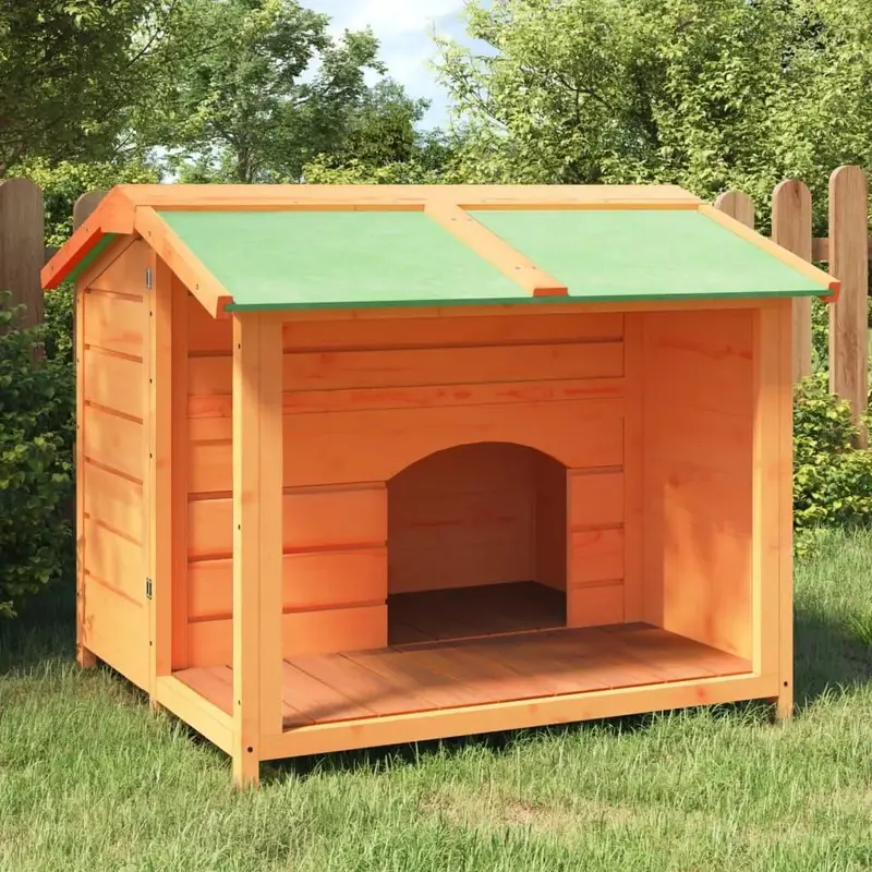 Rustic Pine Pet Kennel – Versatile Shelter for Dogs, Cats & Small Animals