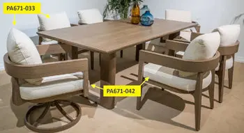 Serene Bay Beige Dining or Accent Chair Seat Pad