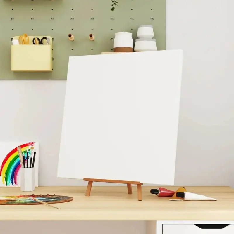 Set of 12 Premium Stretched Canvases – 50x50x1.5cm, Ready-to-Display Surface