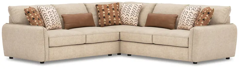 Seyler Sand 3-Piece Sectional Sofa