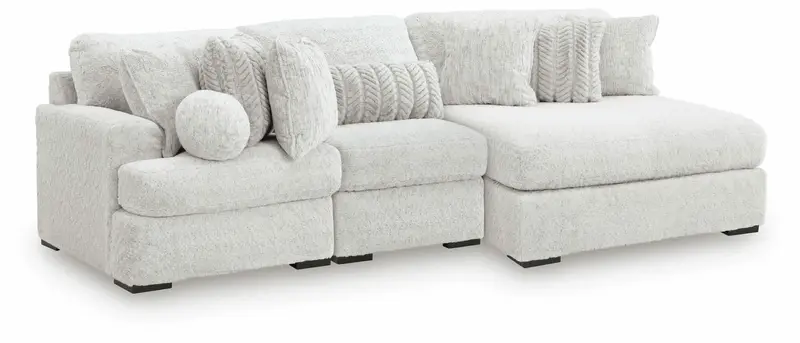 Snodoodle Arctic 3-Piece Sectional with Chaise