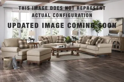 Stoughton Sandstone Sofa, Loveseat, Armchair, and Ottoman Set