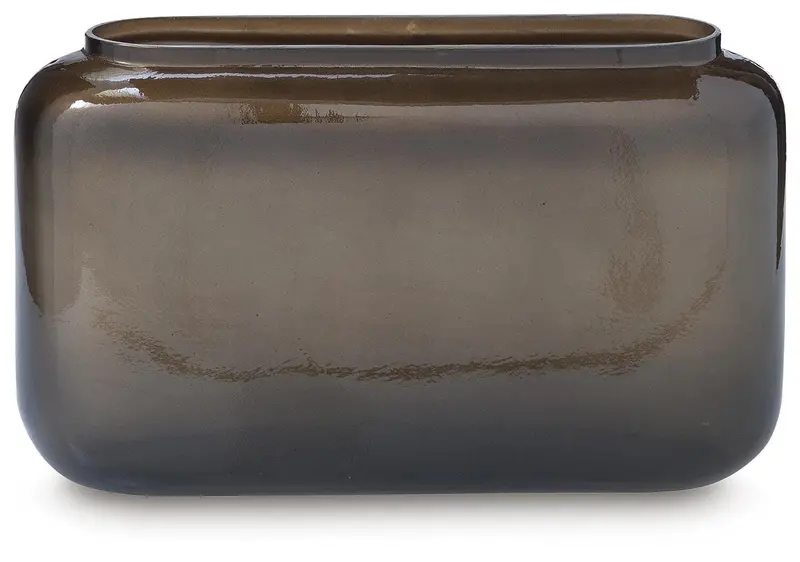 Sumner Decorative Vase – Metallic Gray & Gold Accent