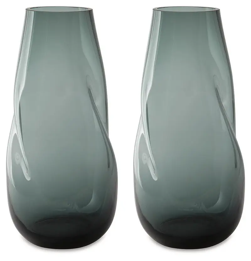 Teal Blue Beamund Ceramic Vase (2-Pack)