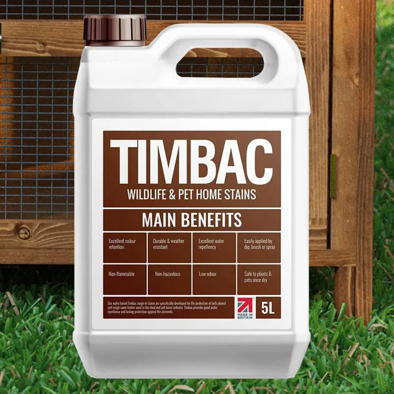 Timbac Pet-Safe Wood Stain – Wildlife-Friendly Protective Finish