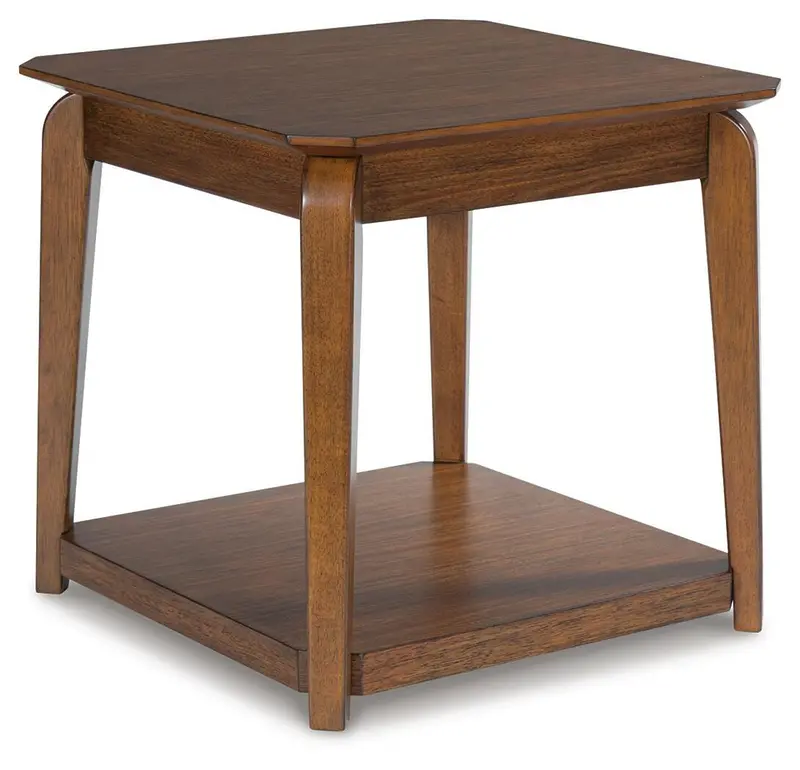 Trenmour Medium Brown Square Side Table