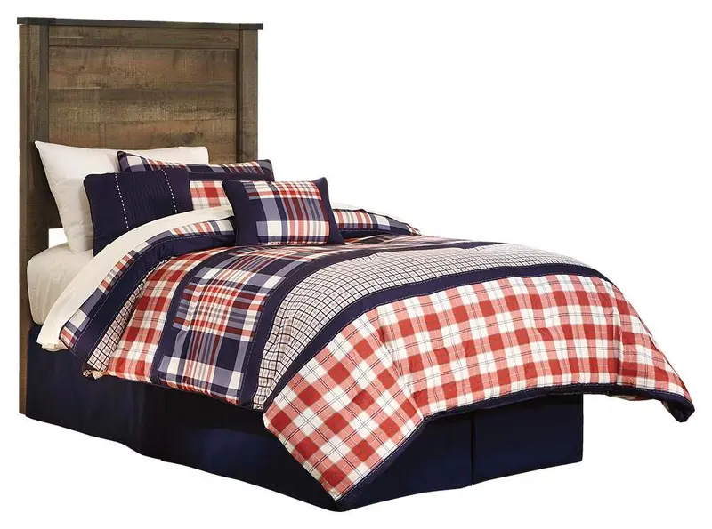 Trinell Brown Twin-Sized Panel Headboard for Modern Bedrooms