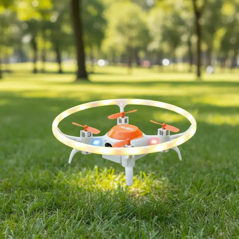 V5 Mini Drone with Propeller Guards | 720P HD Camera, FPV Transmission & 3D Flip Function by 4DRC