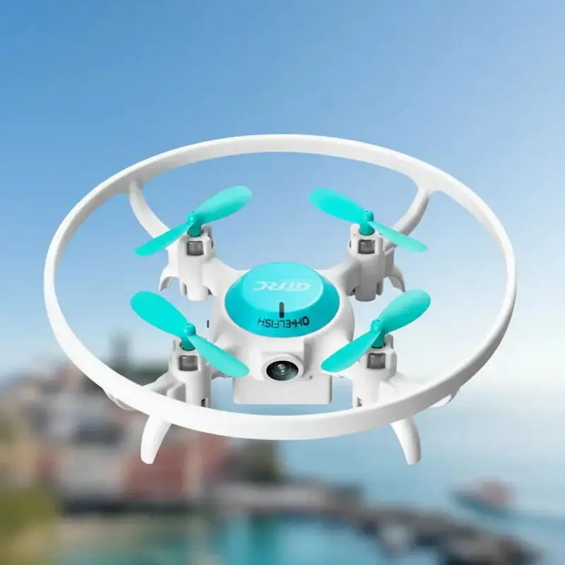 V5 Mini HD Drone | 720P Camera, FPV Streaming, 3D Flips & LED Navigation Lights by 4DRC