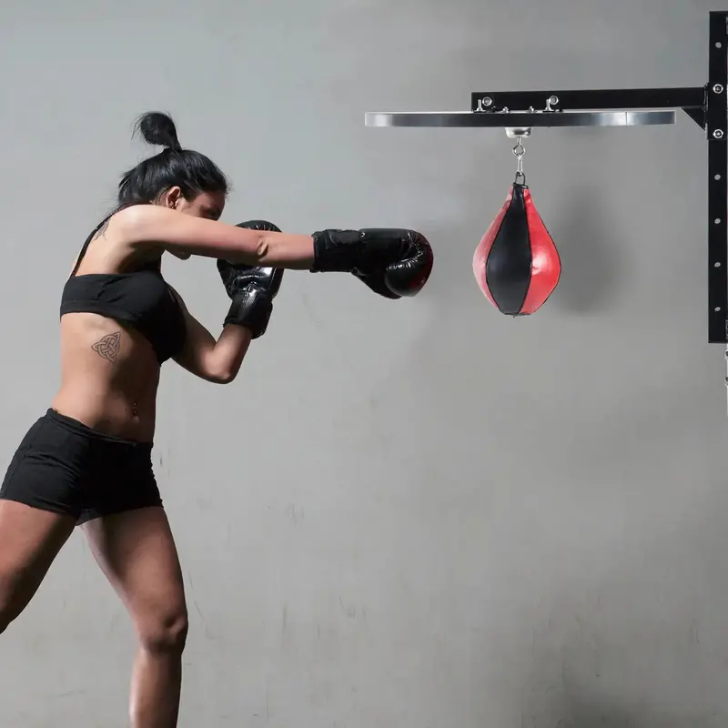 Wall-Mounted Speed Ball Platform with 360° Swivel Base – Boxing & MMA Training Equipment by HOMCOM