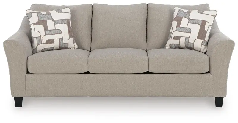 Willarae Taupe 3-Seater Sofa
