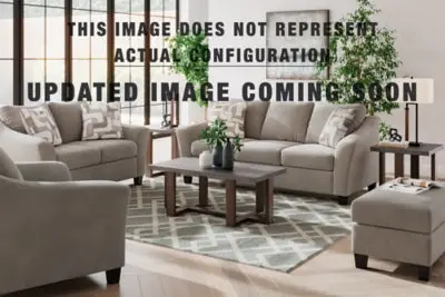 Willarae Taupe Living Room Set: Sofa, Loveseat, Accent Chair, and Ottoman