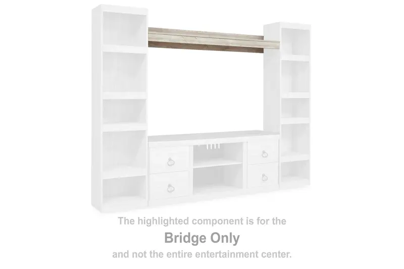 Willowton Whitewash Bridge Bed Frame