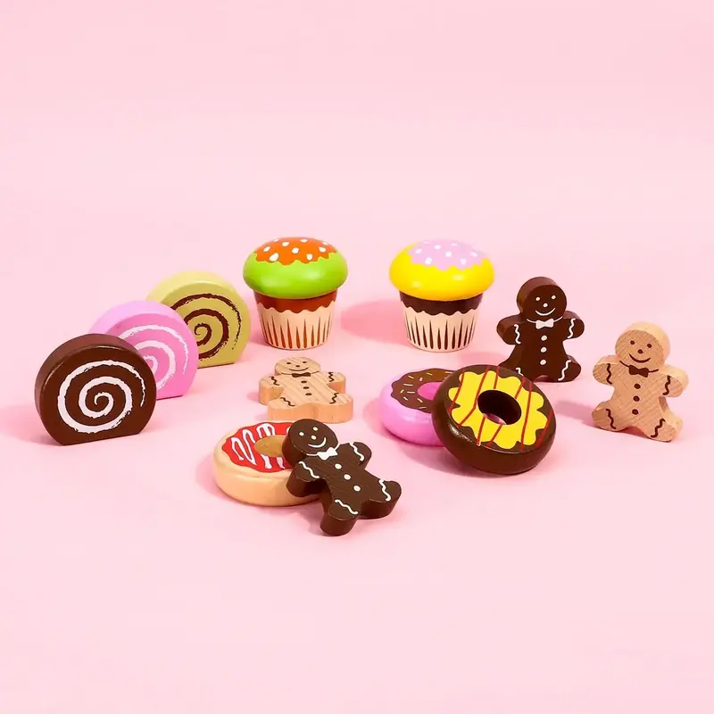 Wooden Cake Collection Playset | Bakery & Afternoon Tea Themed Role-Play Set by SOKA®
